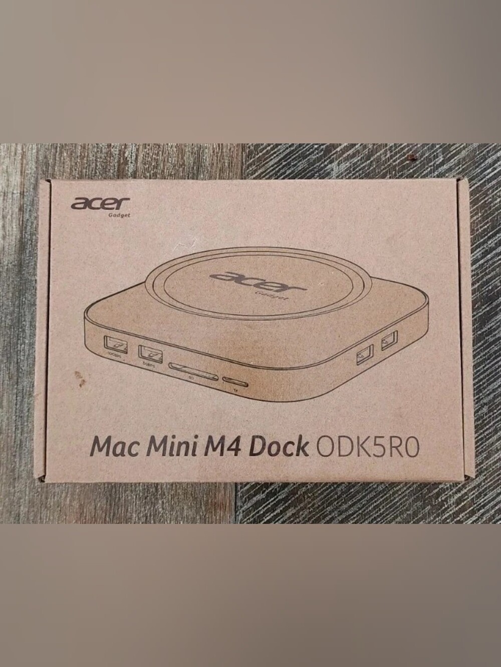 Acer Mac Mini M4 Dock ODK5R0 USB-C Hub Stand HDMI SD NEW